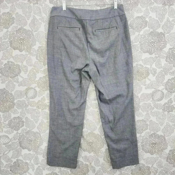 Loft Curvy Pencil Pants Size 10 Grey Women's 10 Straight Leg - Picture 2 of 7